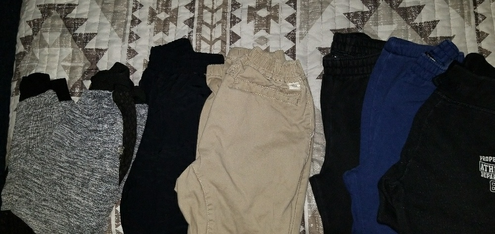 Lot of 6 boys pants